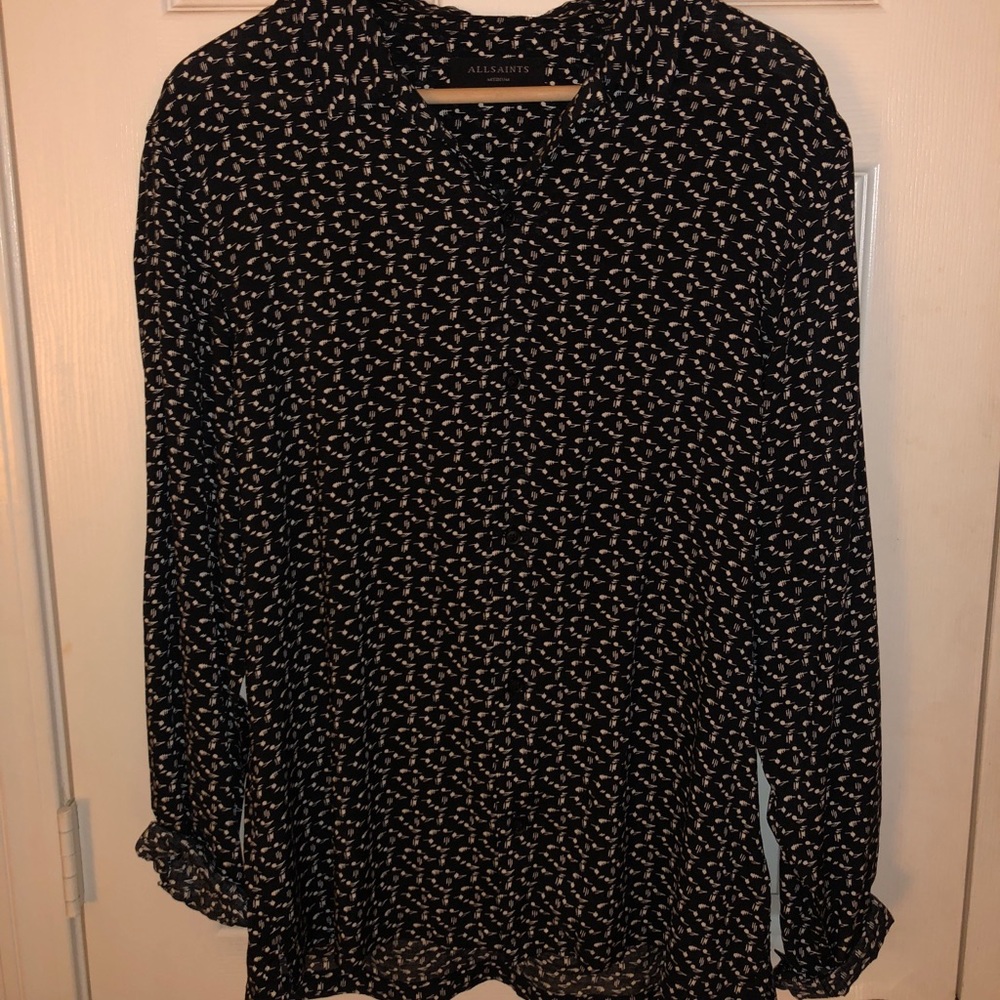 AllSaints Men’s Long Sleeve Shirt